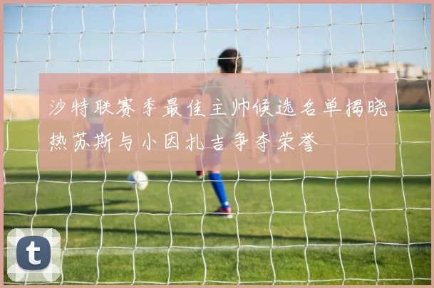沙特联赛季最佳主帅候选名单揭晓热苏斯与小因扎吉争夺荣誉